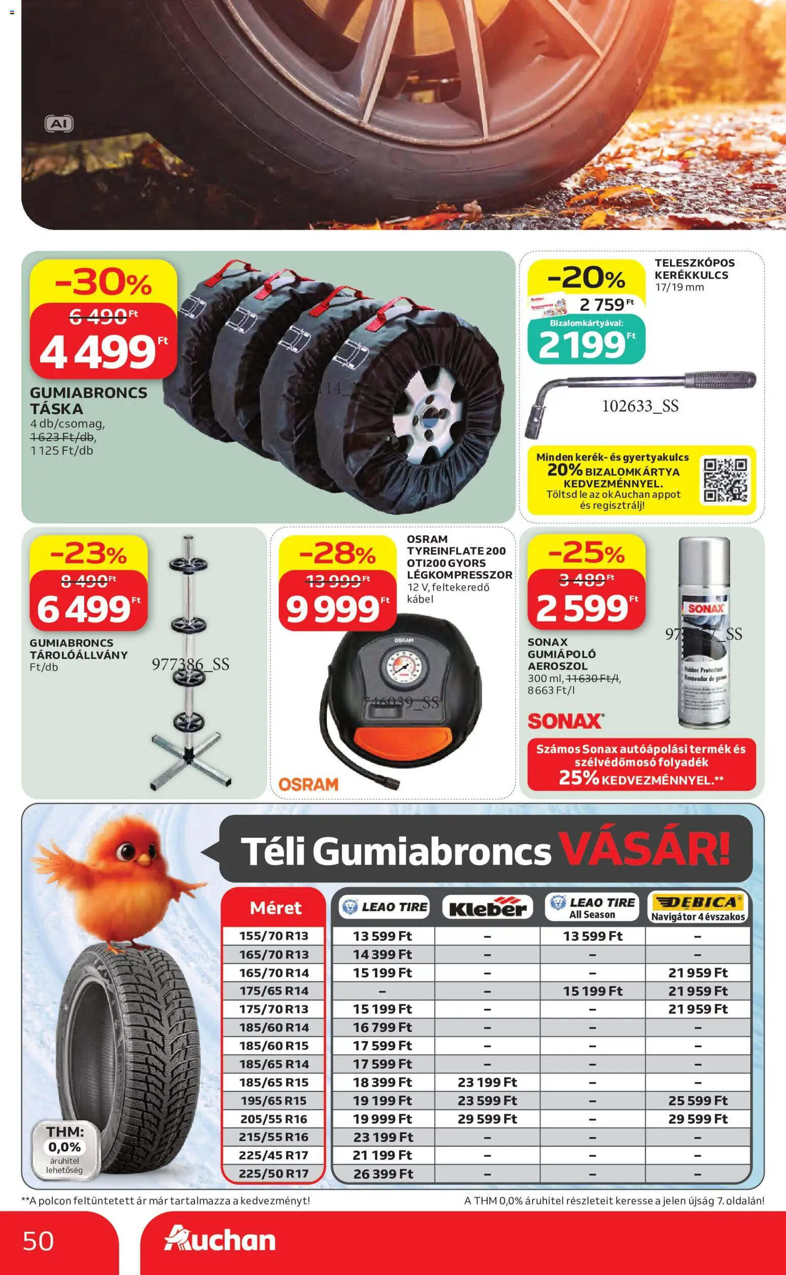 Auchan akciós ujság - amely érvényes a következő dátumtól: 2026.10.08. | Oldal: 50