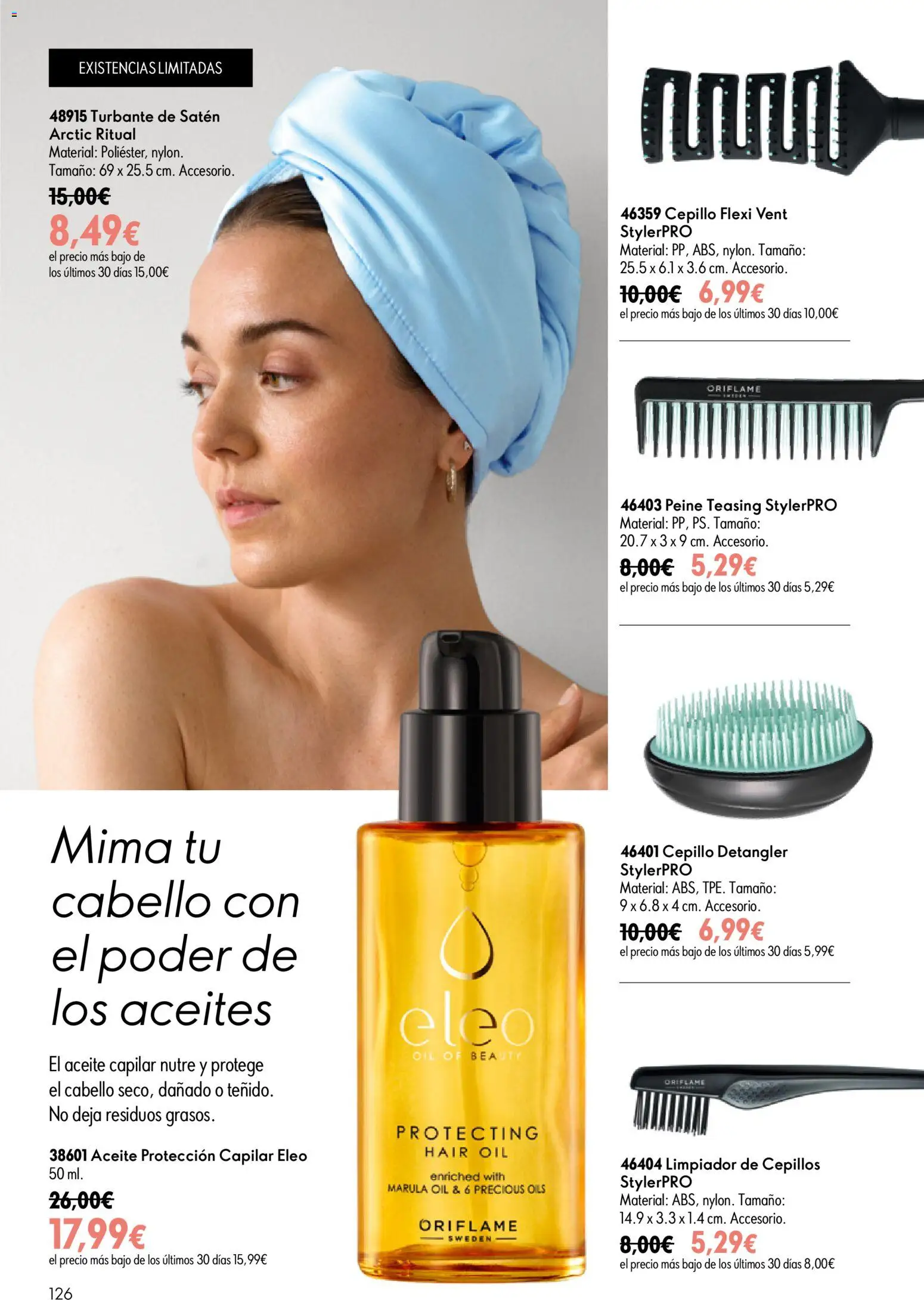 Oriflame - Catálogo Campaña 9 │ válido desde el 24/06/2026 | Página: 126 | Productos: Cepillo, Aceite