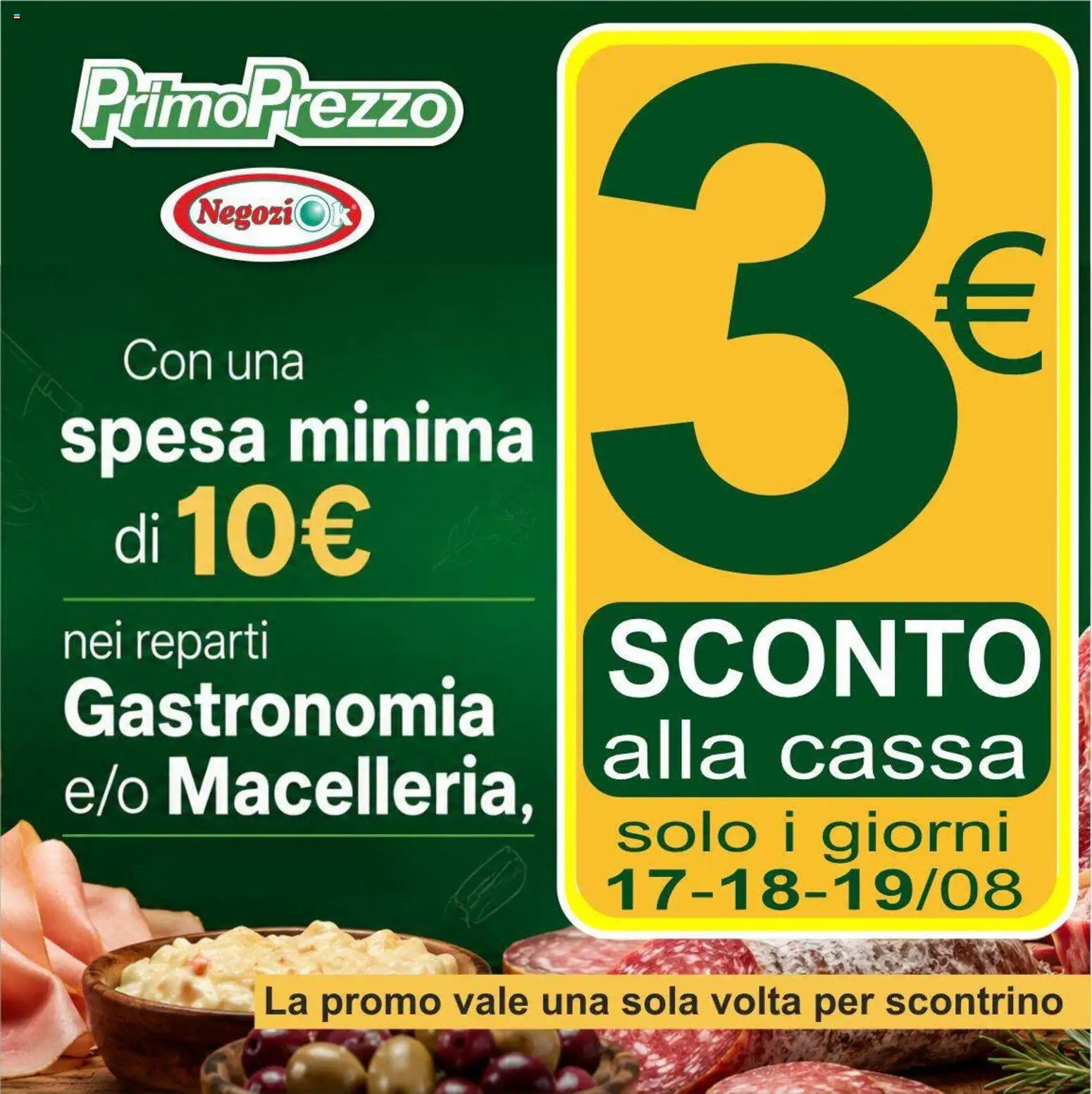 Volantino Primo Prezzo del 17/08/2026 | Pagina: 1