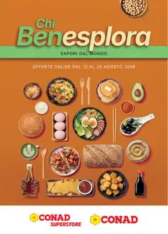 Anteprima del volantino Conad volantino Benesplora Lazio valido a partire dal 12/08/2026