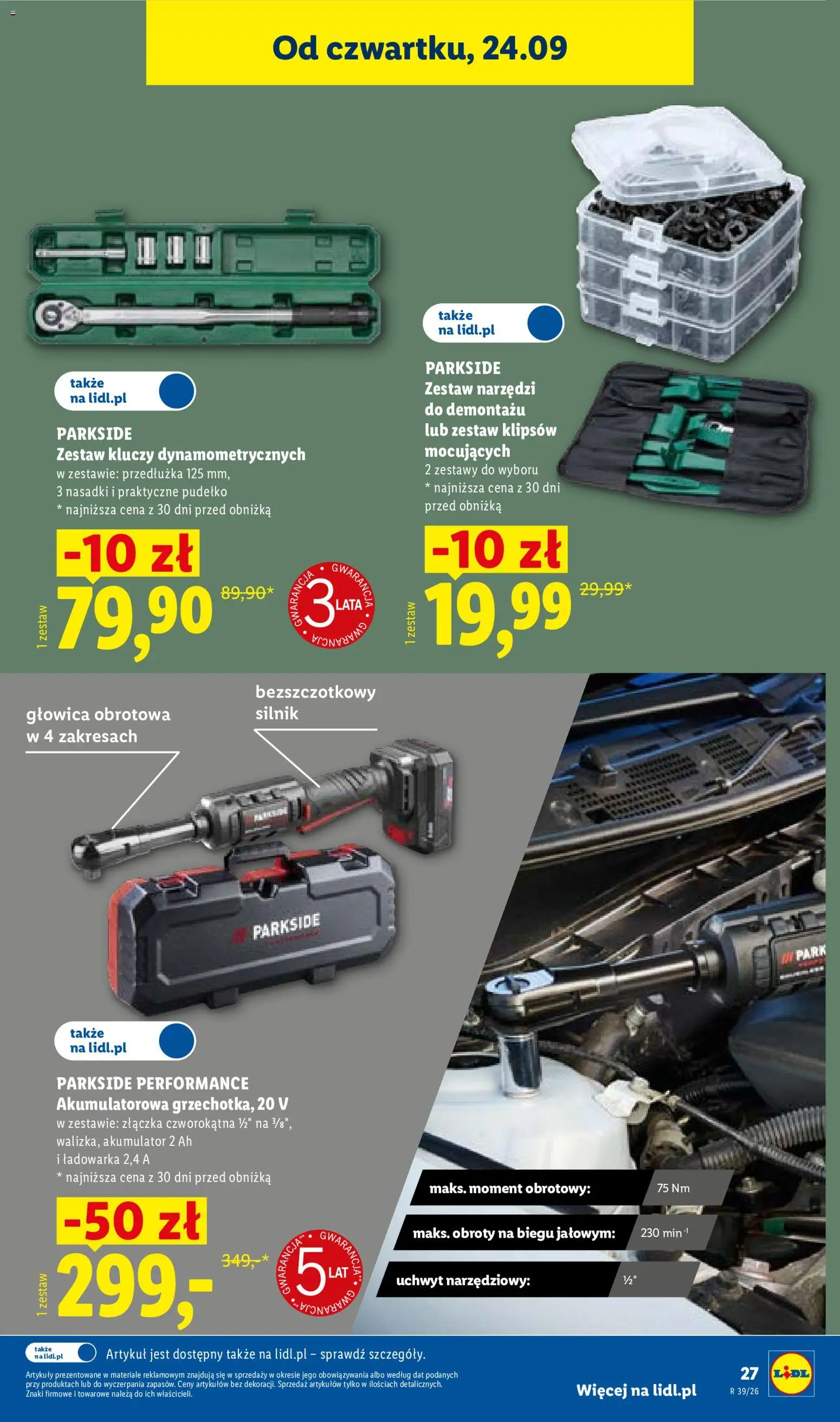 Lidl Polsko katalog od 21.09.2026 | Strana: 35 | Produkty: Parkside