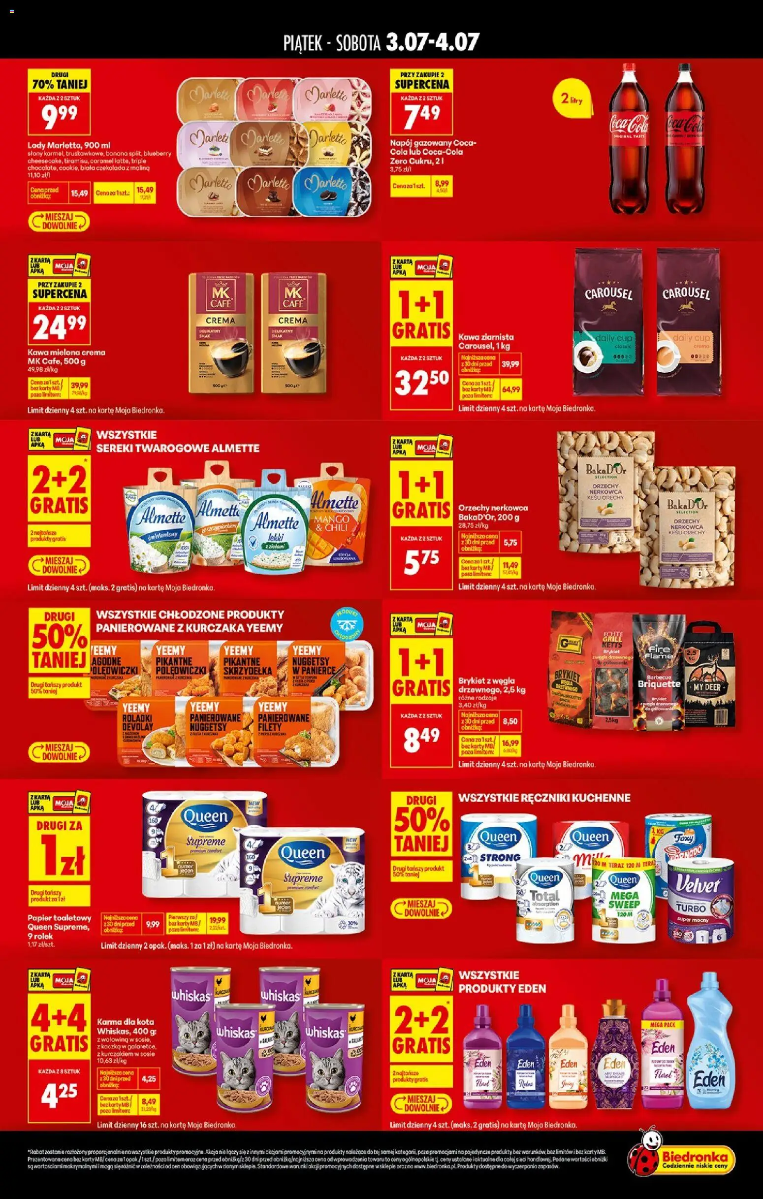 Biedronka gazetka - Tani weekend od 03.07.2026 | Strona: 2 | Produkty: Chili, Kaczka, Czekolada, Orzechy