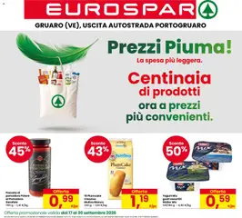 Anteprima del volantino Eurospar volantino Gruaro valido a partire dal 17/09/2026