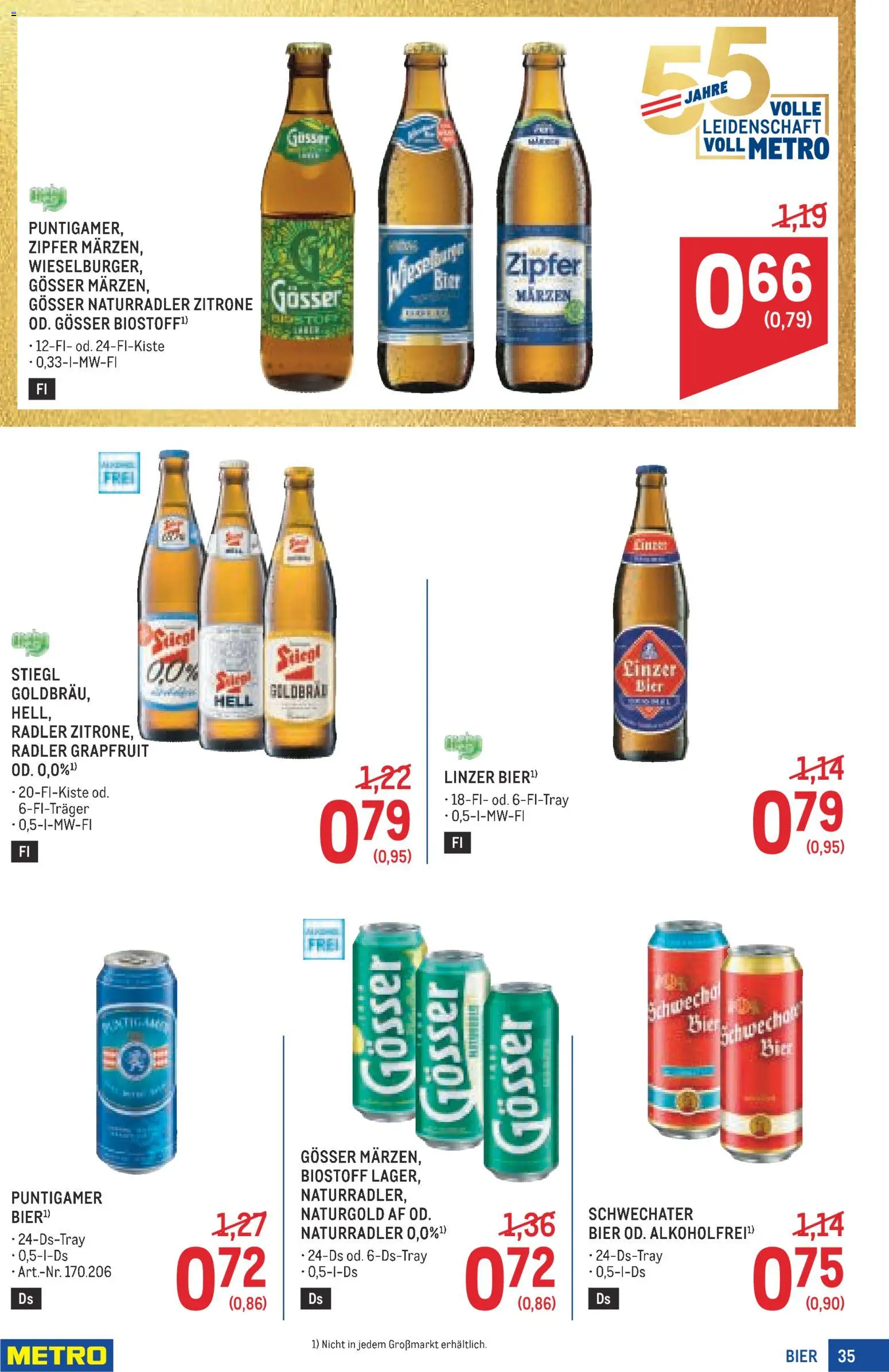 Metro angebote Profi 23 gültig ab 29.10.2026 | Seite: 35 | Produkte: Zitrone, Radler, Bier