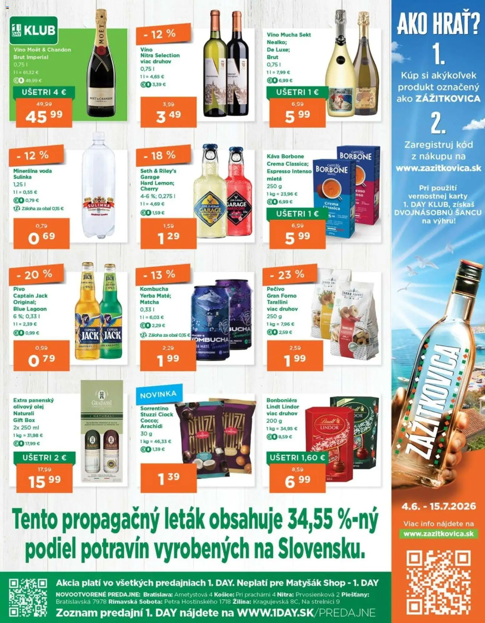 Nové 1day akcie – leták je platný od 18.06.2026 | Strana: 3