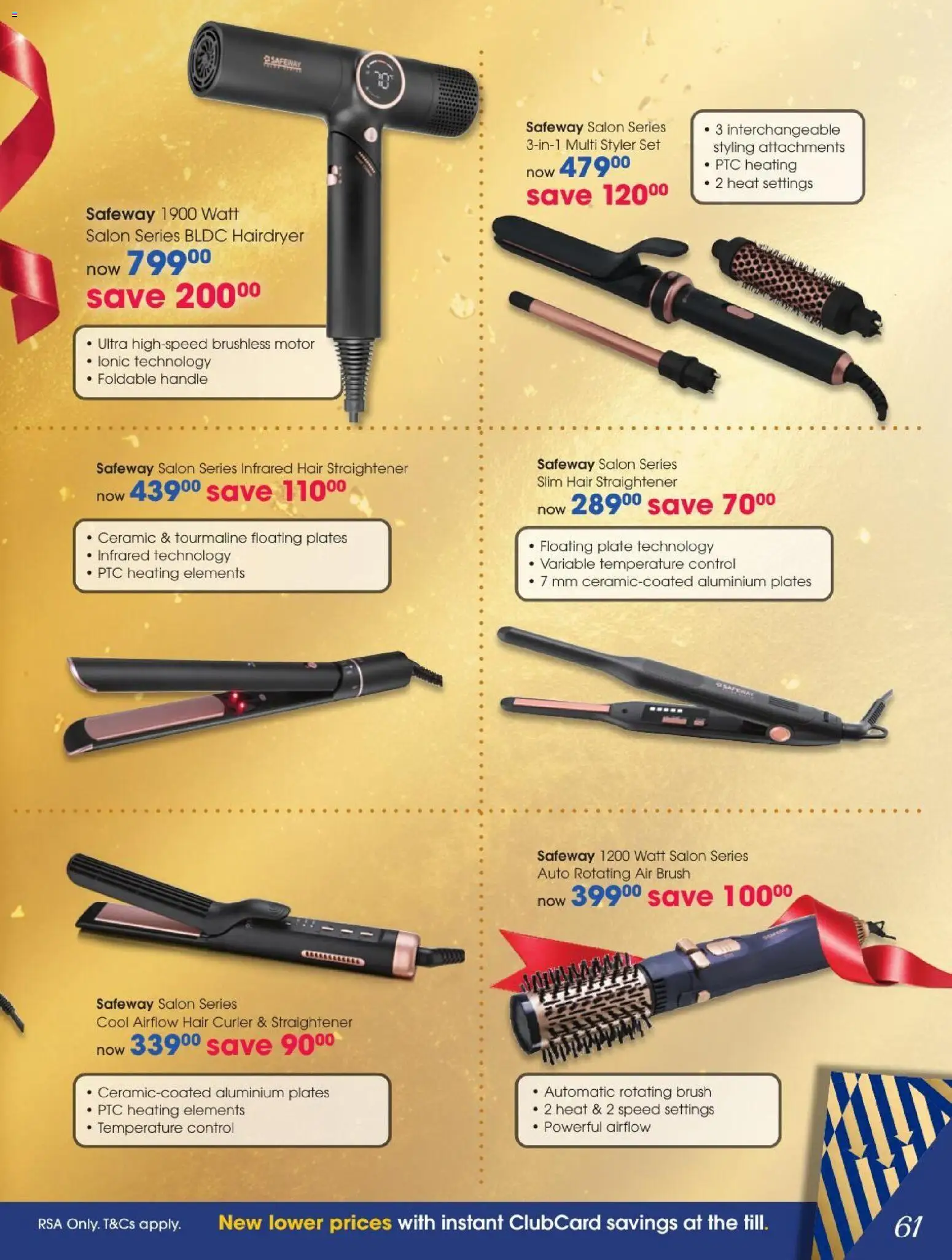New Clicks catalogue – valid from 27/10/2026 | Page: 61 | Products: Plate, Hair straightener, Brush