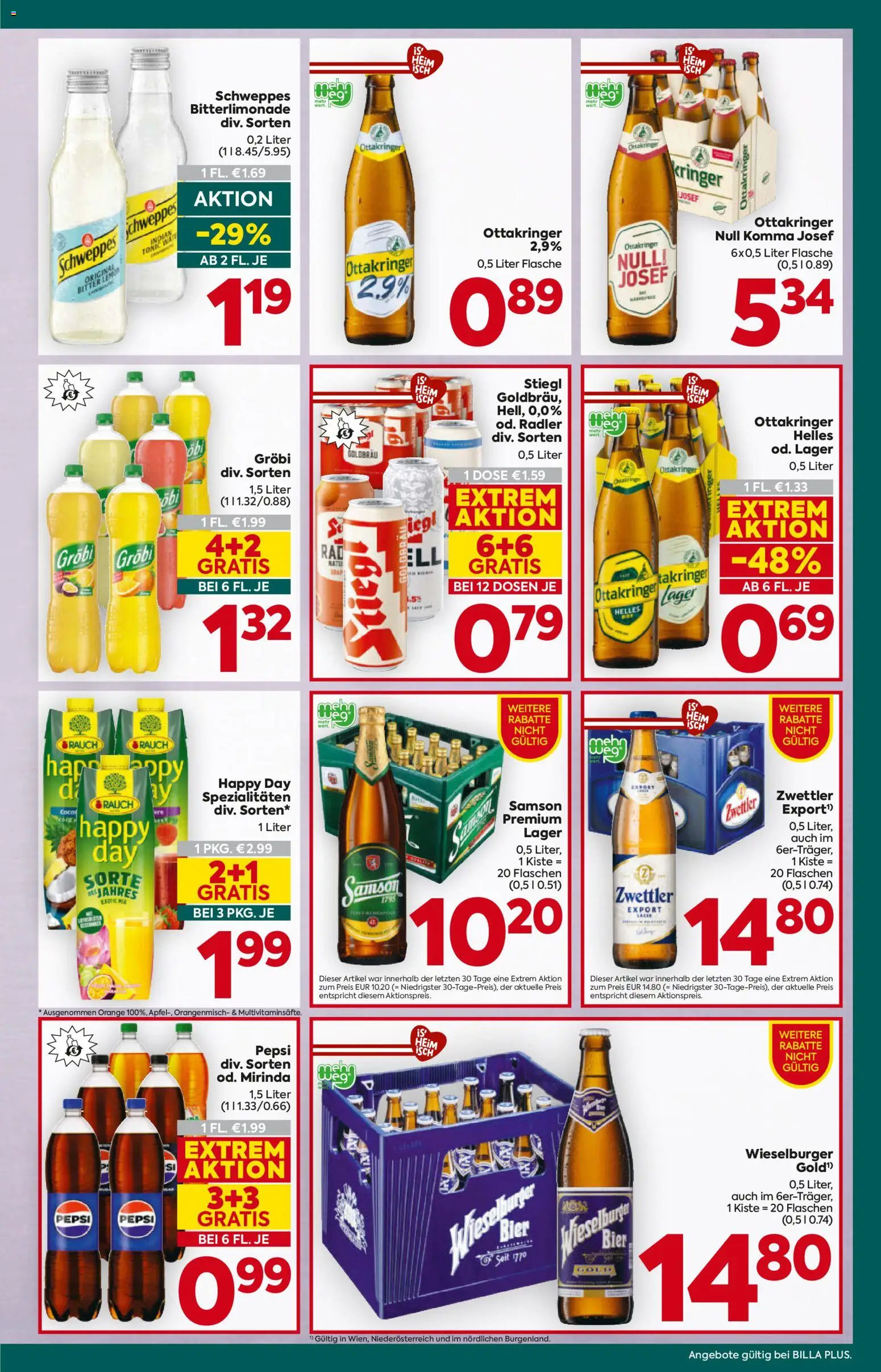 Billa Plus Flugblatt gültig ab 20.08.2026 | Seite: 13 | Produkte: Radler, Bier, Pepsi