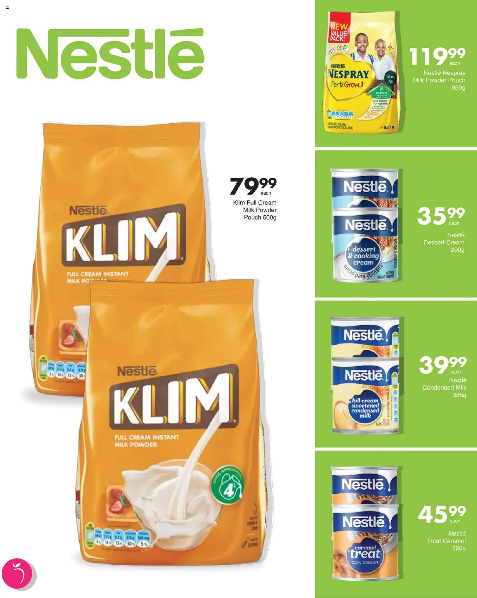 New Save catalogue – valid from 15/09/2026 | Page: 31 | Products: Dessert, Condensed milk, Powder, Caramel