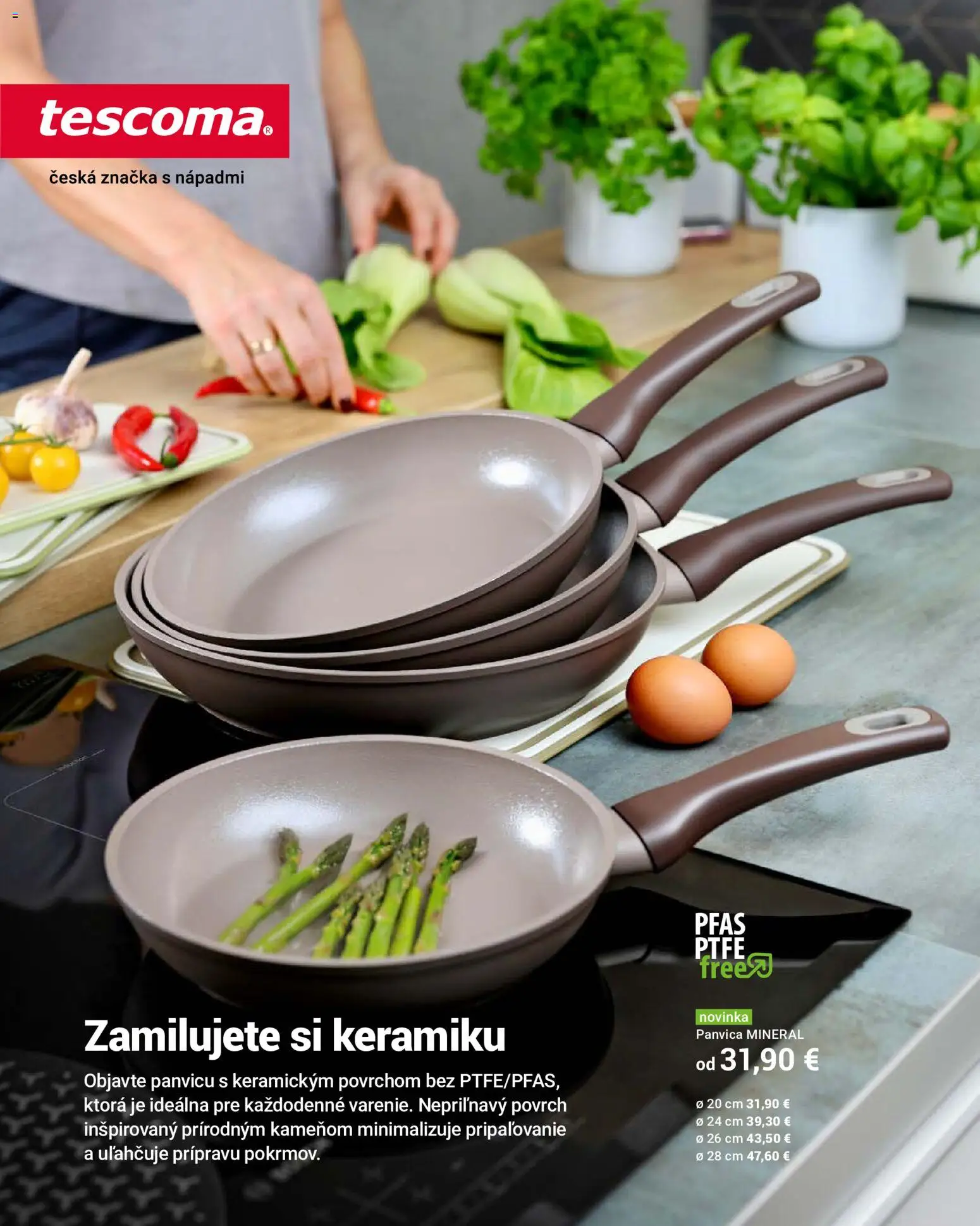 Nové TESCOMA akcie – leták je platný od 01.06.2026 | Strana: 2 | Produkty: Panvica