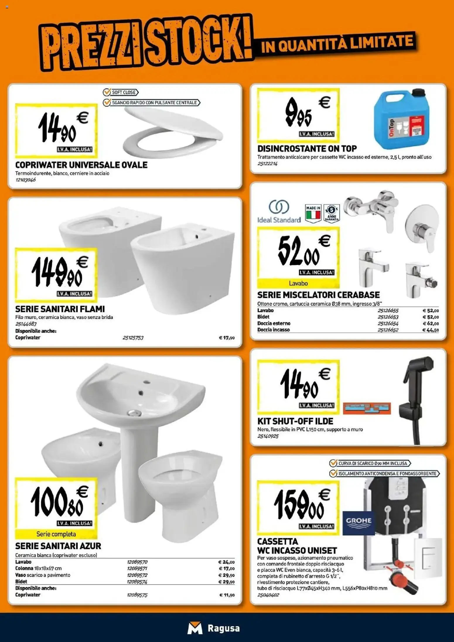 Volantino TECNOMAT del 24/09/2026 | Pagina: 4 | Prodotti: Pavimento, Top, Tubo, Doccia