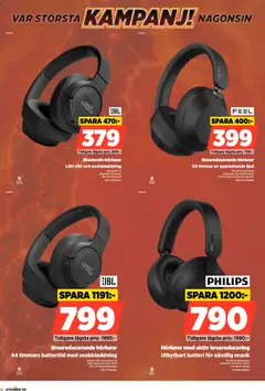 Power erbjudanden - Förhandsvisning av reklamblad från butik Power aktuell från 24/09/2026 | Sida: 12 | Produkter: Batteri, Hörlurar, Puré