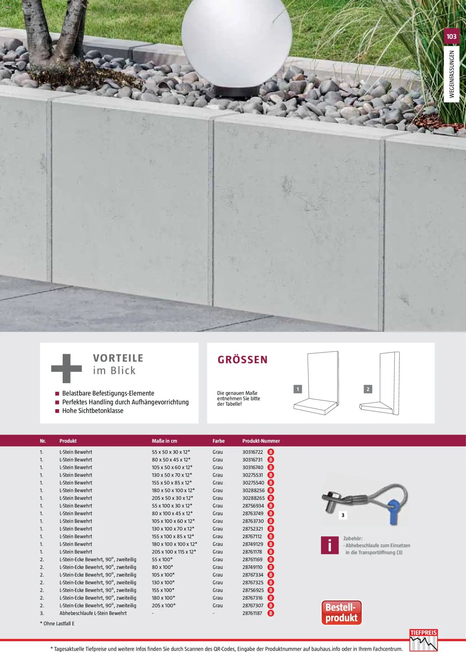 Bauhaus Gartenbaumaterialien gültig ab 01.04.2026 | Seite: 103