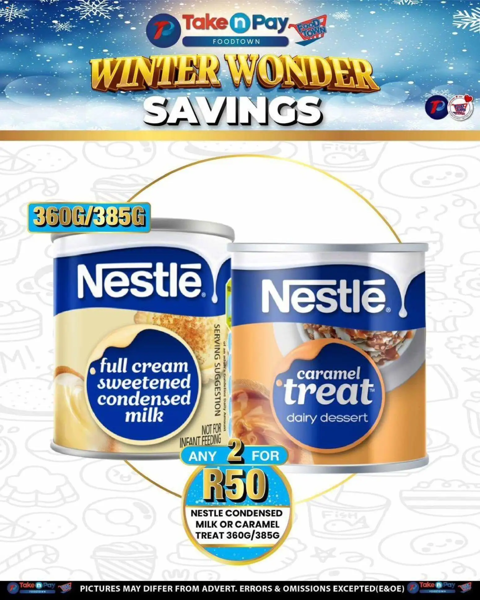 New Take n Pay catalogue – valid from 08.06.2026 | Page: 14 | Products: Milk, Condensed milk, Cream, Caramel