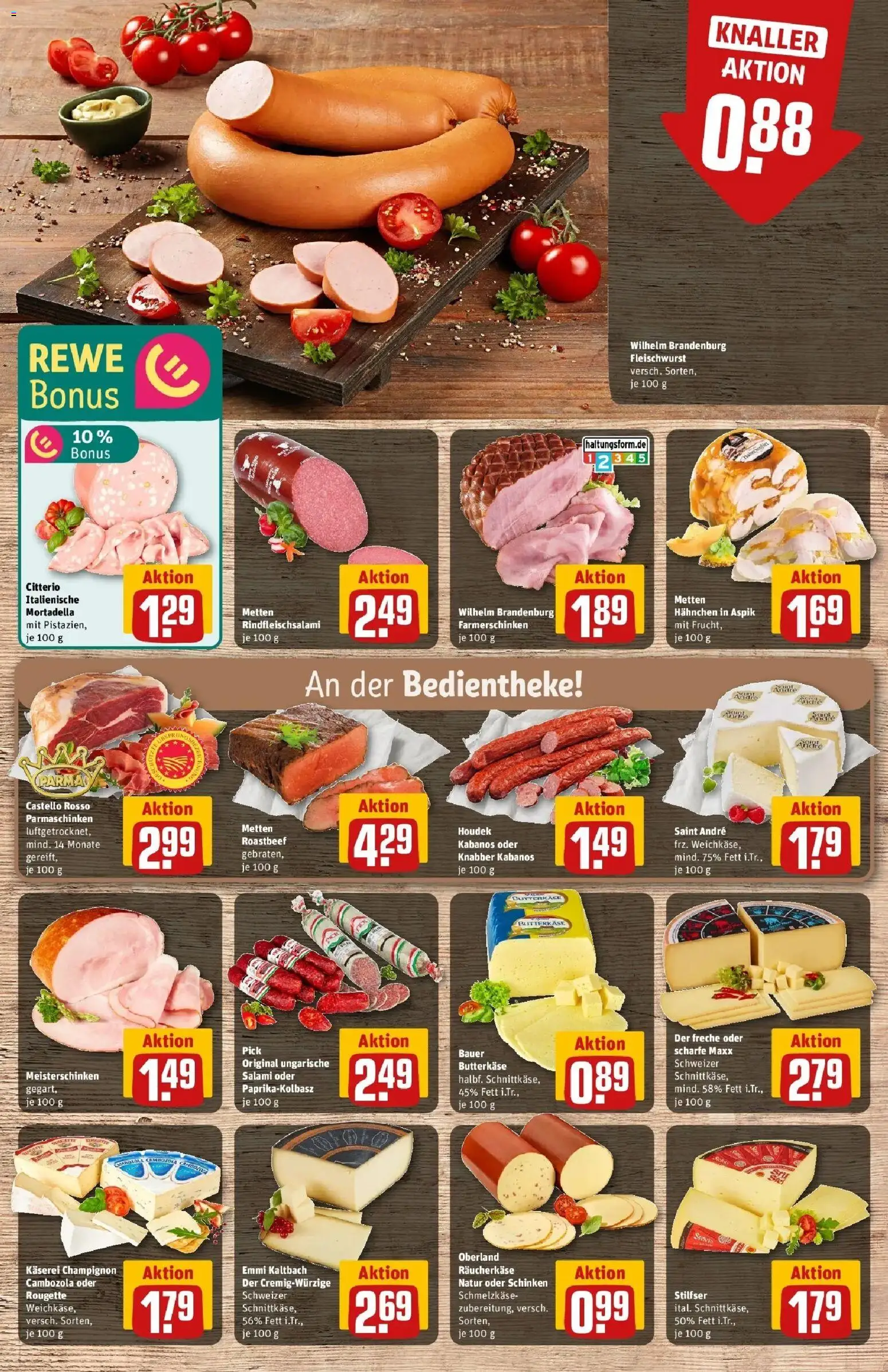 Rewe Prospekt Waiblingen / Hegnach – gültig ab 17.05.2026 | Seite: 11 | Produkte: Hahnchen, Roastbeef, Salami, Schinken