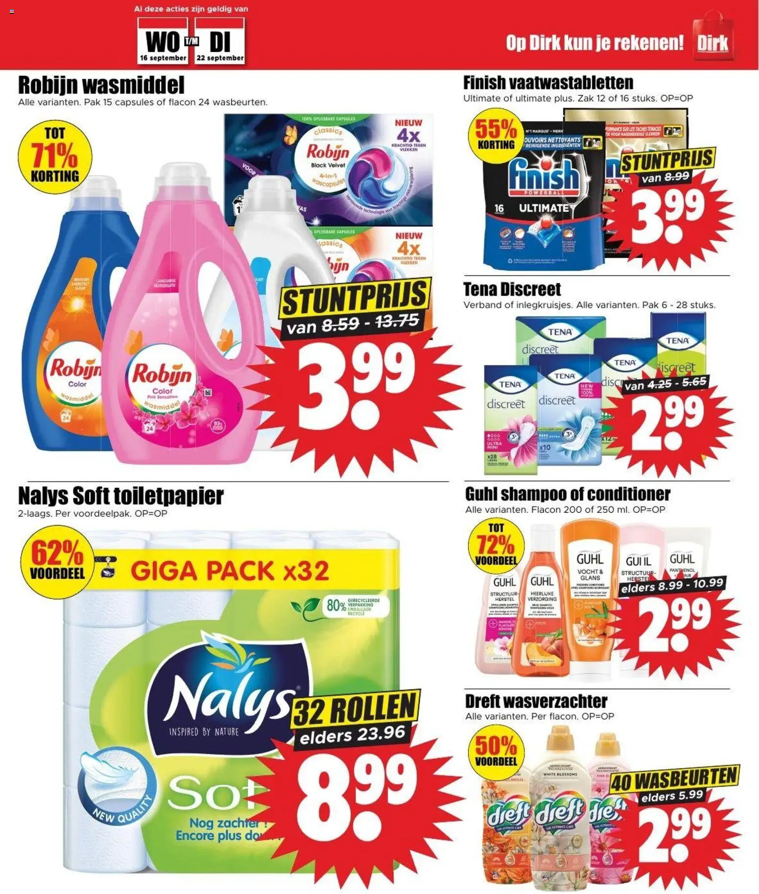 {H1} | Pagina: 27 | Producten: Conditioner, Wasverzachter, Ingrediënten, Robijn
