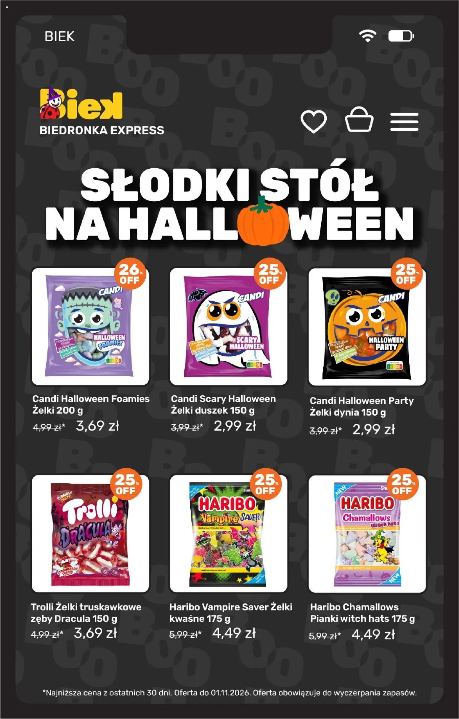 Biedronka Polsko leták - Biek od 30.10.2026 | Strana: 6 | Produkty: Haribo