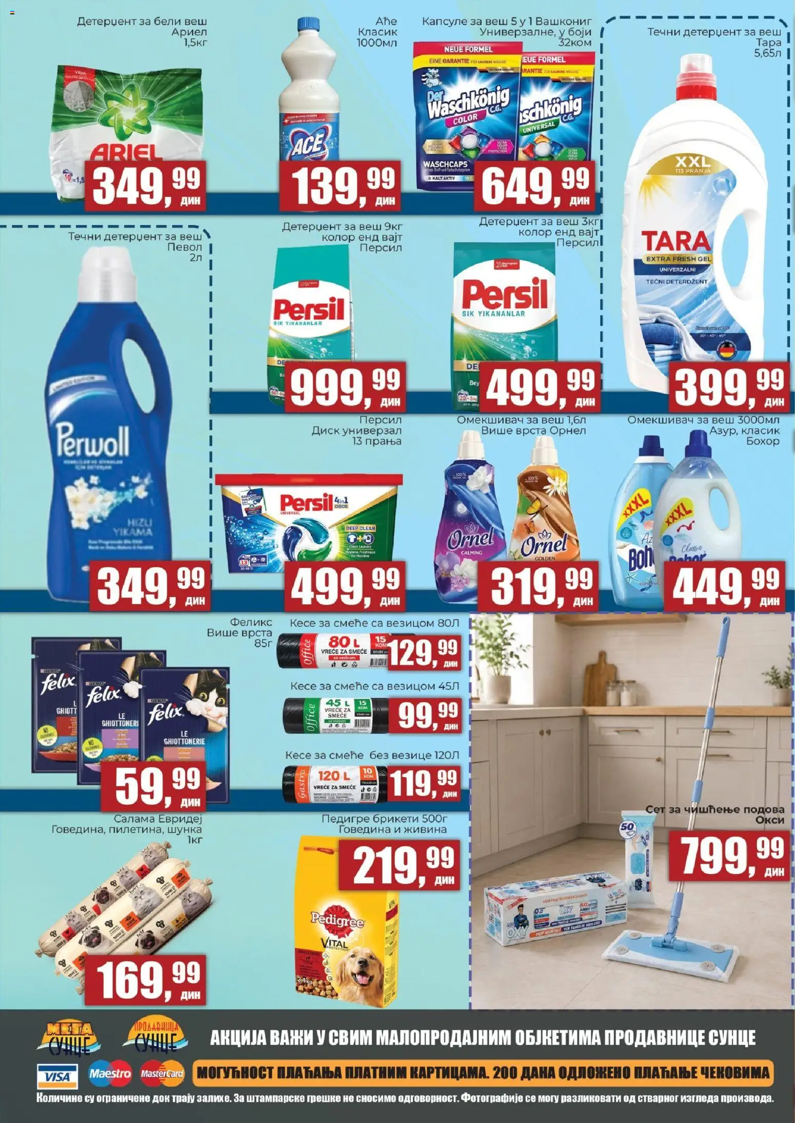 Sunce katalog - važi od 27.08.2026 | Strana: 8 | Proizvode: Pedigree, Tečni deterdžent, Mop, Perwoll