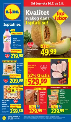 Lidl katalog - pregled Lidl kataloga - važi od 30.07.2026