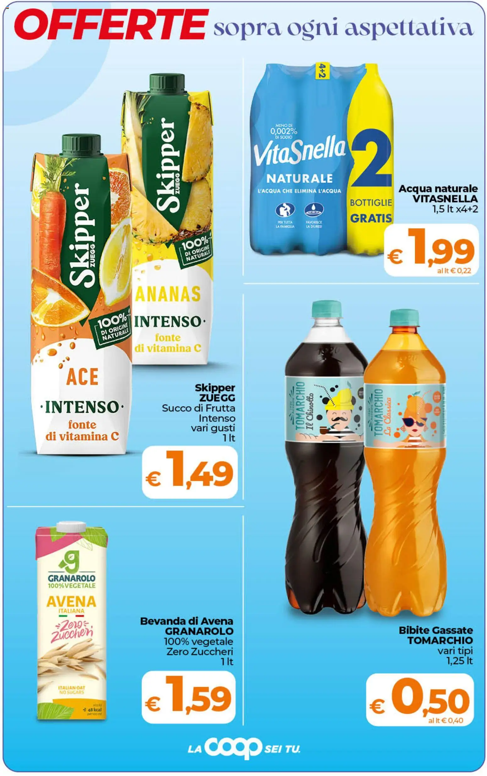 Volantino Ipercoop del 07.04.2026 | Pagina: 6 | Prodotti: Succo, Ananas, Bibite, Succo di frutta
