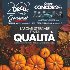 Anteprima del volantino Decò volantino Gourmet Sicilia valido a partire dal 23/10/2026
