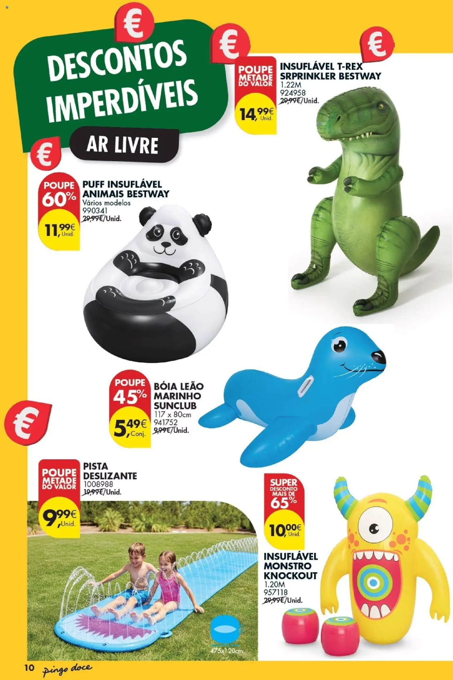 Pingo Doce Bazar Grandes Oportunidades │ válido de 21/07/2026 | Página: 10 | Produtos: Puff