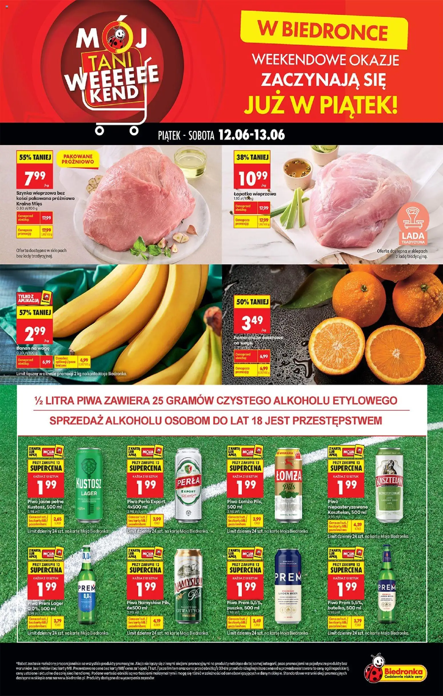 Biedronka gazetka - Tani weekend od 12.06.2026 | Strona: 1