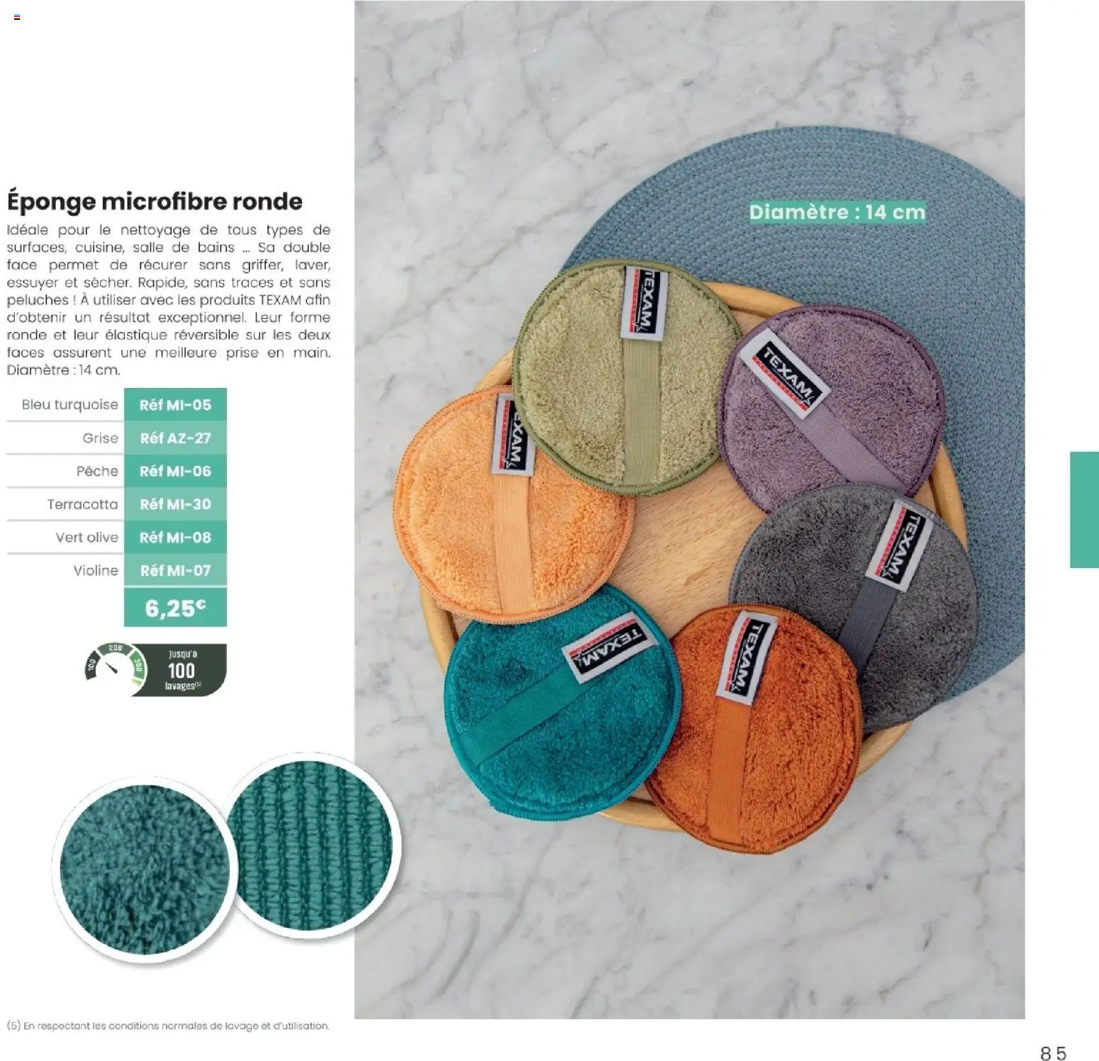 {H1} | Page: 85 | Produits: Olive, Pêche, Eponge, Prise