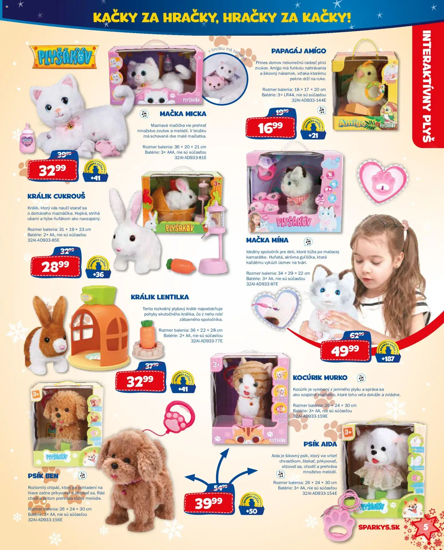 Nové ALLTOYS akcie – leták je platný od 06.10.2026 | Strana: 5 | Produkty: Králik, Batérie, Hračky