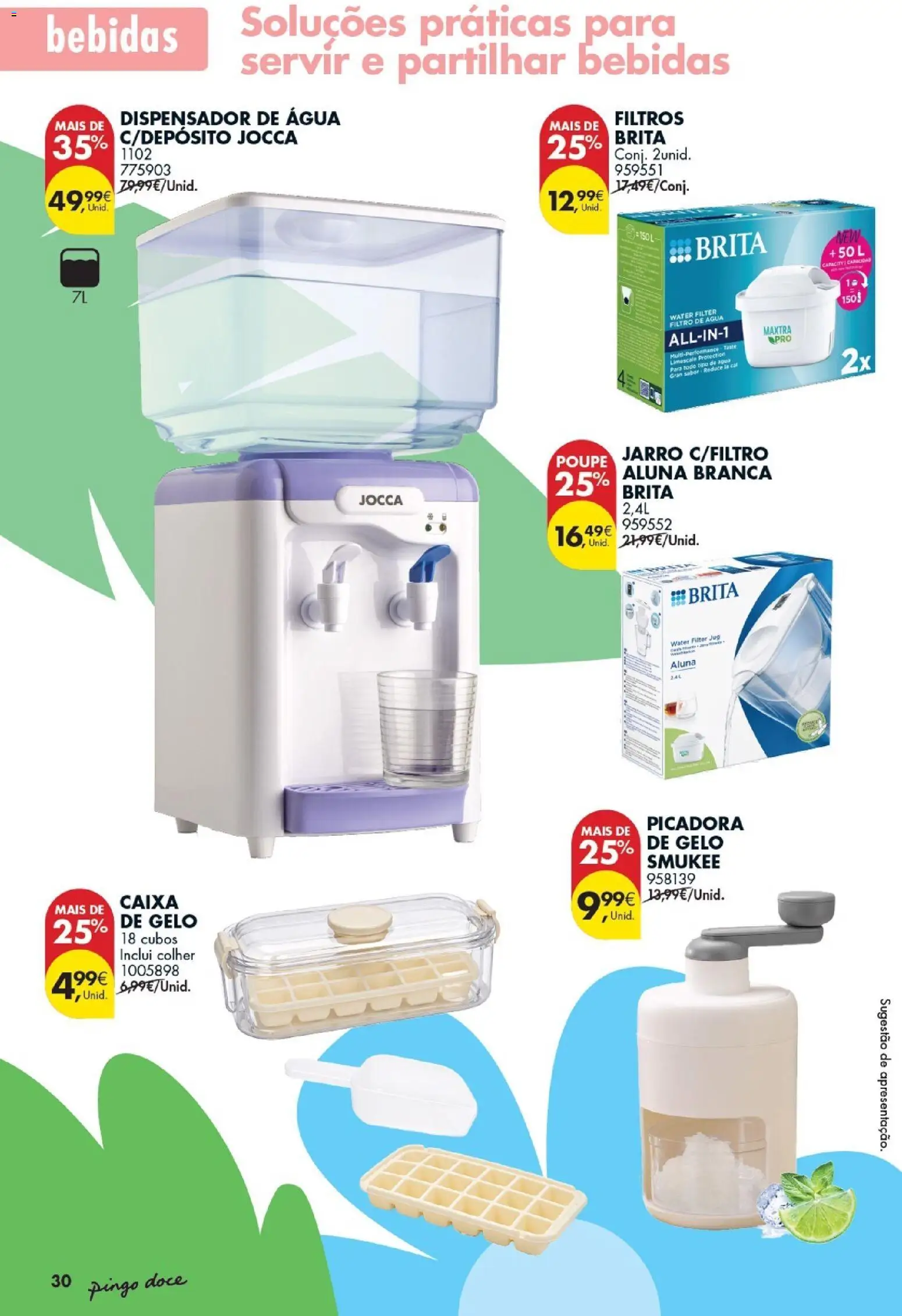 Pingo Doce Bazar Ar Livre │ válido de 05.05.2026 | Página: 32 | Produtos: Agua, Filtro de água, Caixa