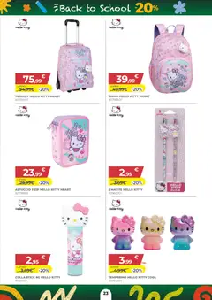Anteprima del volantino Toys Center volantino Back To School valido a partire dal 16/07/2026 | Pagina: 23 | Prodotti: Zaino, Astuccio, Temperino, Trolley