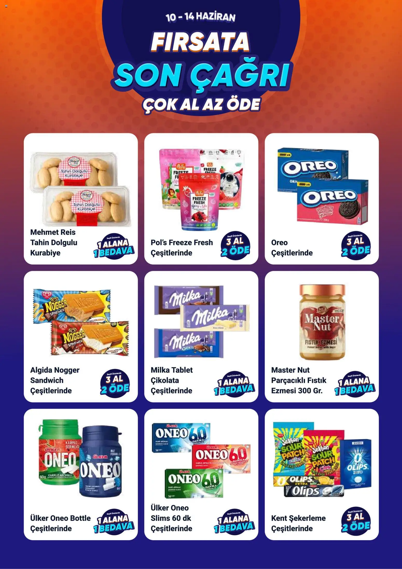 Çağrı Market - Fırsatlara Son Çağrı - 10.06.2026 tarihinden itibaren geçerlidir | Sayfa: 4 | Ürünler: Fıstık, Çikolata, Kurabiye, Karpuz