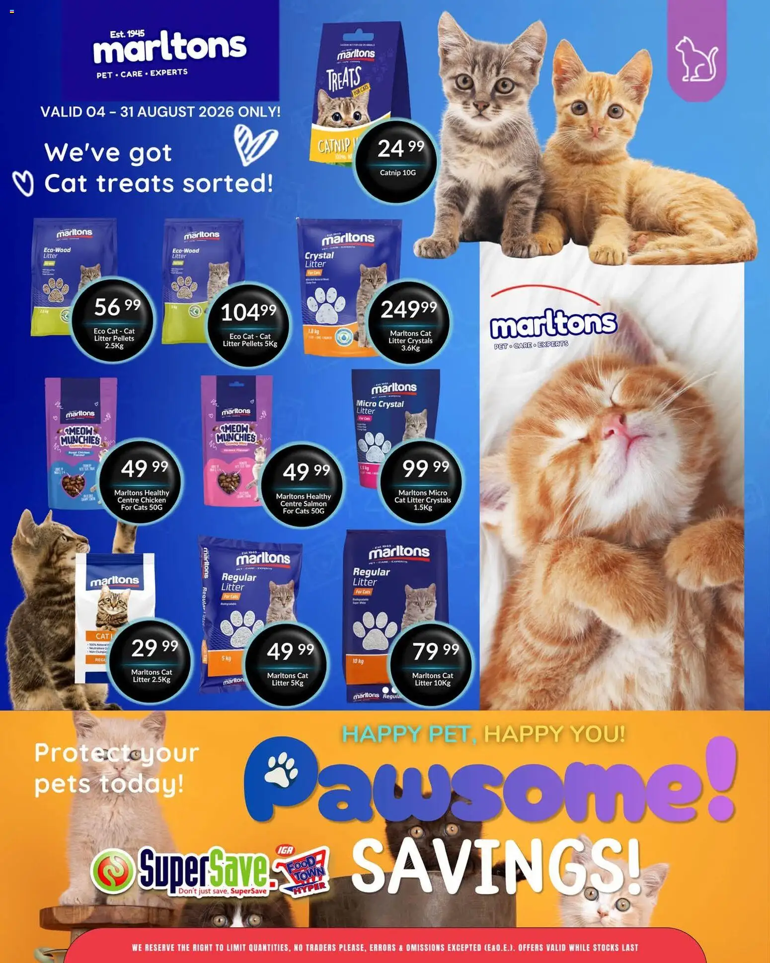 New Super Save catalogue – valid from 04/08/2026 | Page: 21 | Products: Chicken, Cat litter
