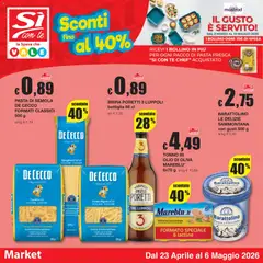 Anteprima del volantino Sì con Te volantino Market valido a partire dal 23.04.2026