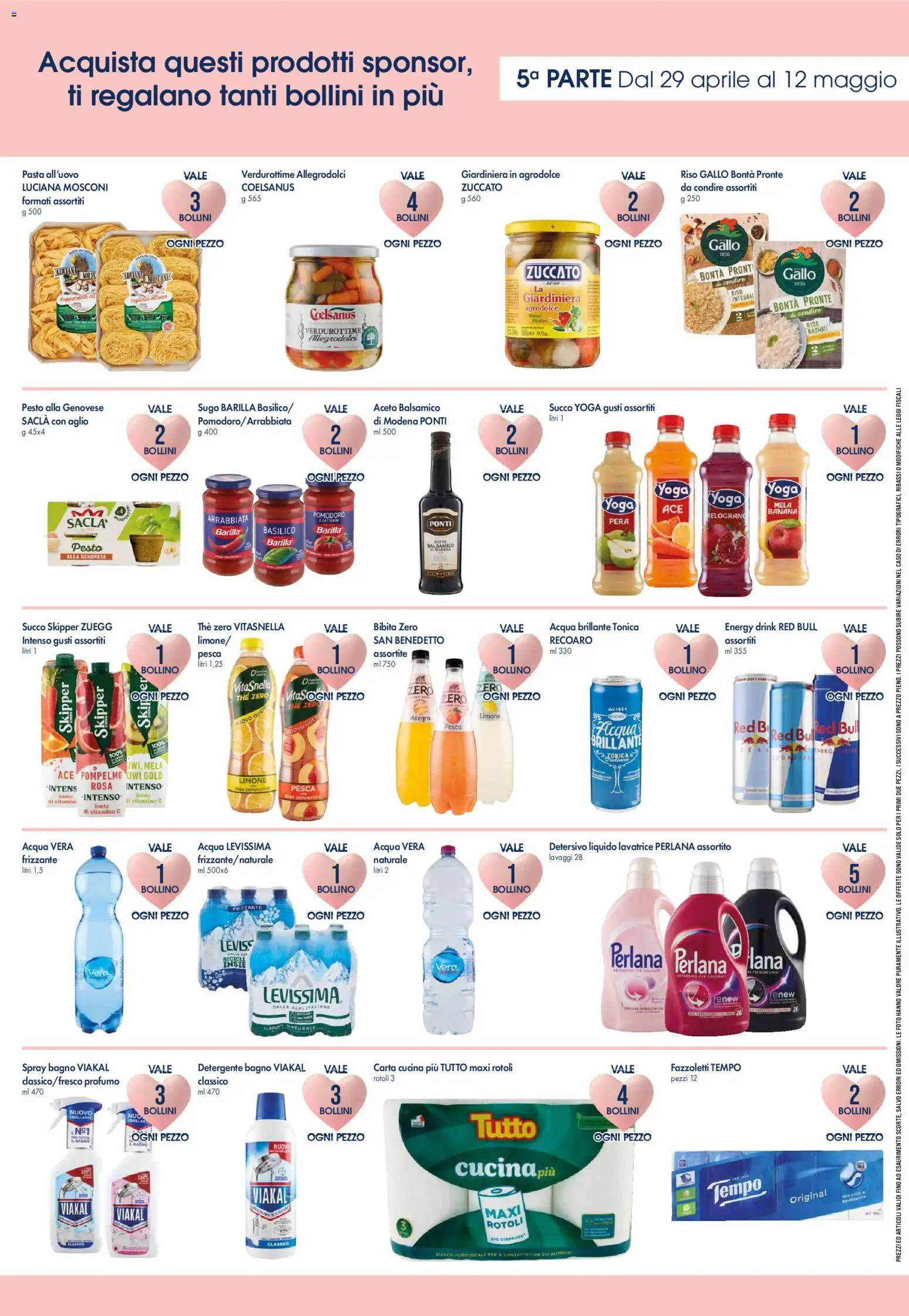 Volantino A&O del 29.04.2026 | Pagina: 5 | Prodotti: Riso, Pesto, Aceto, Sugo