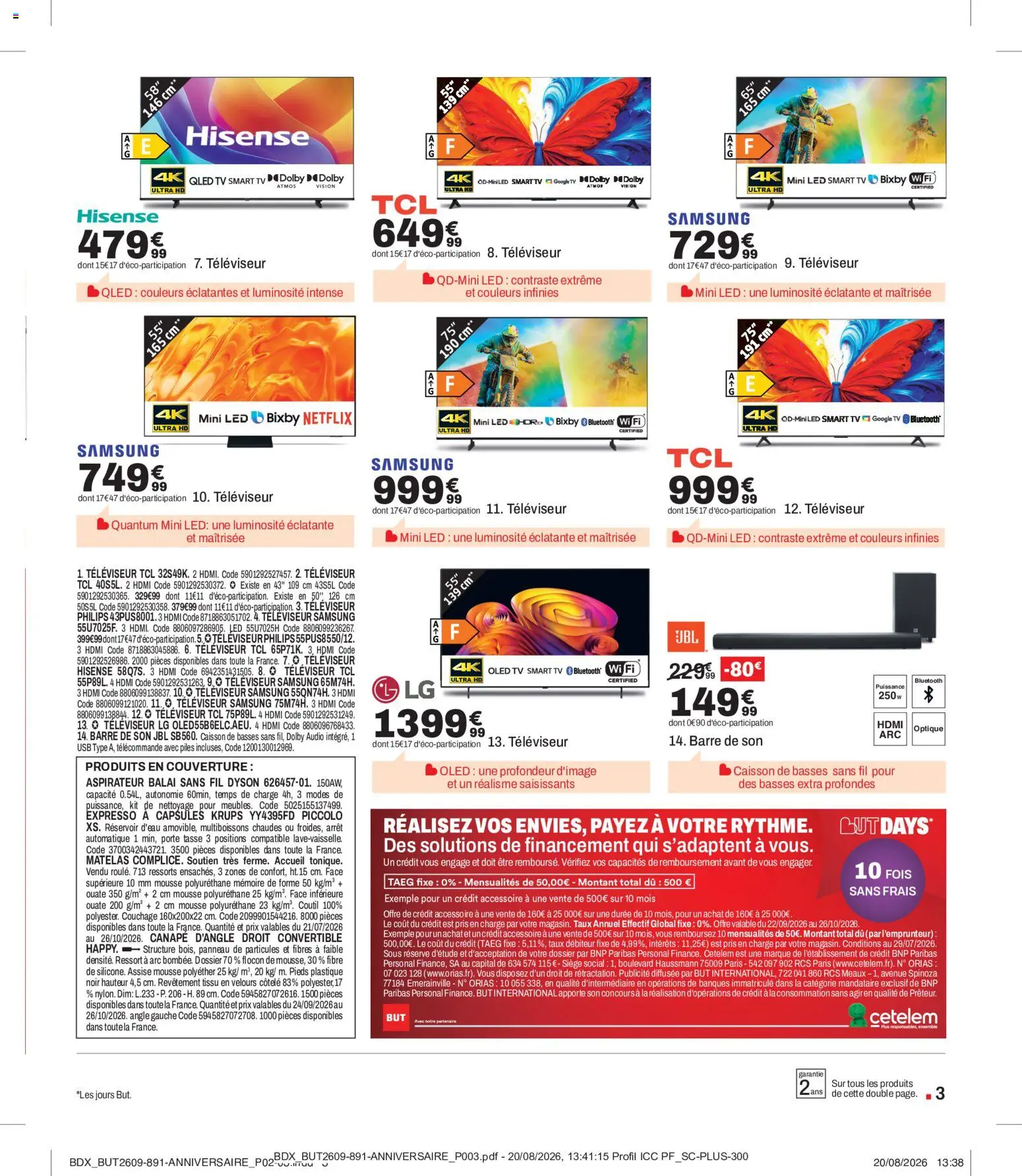 {H1} | Page: 3 | Produits: Audio, Aspirateur balai sans fil, JBL, Piles
