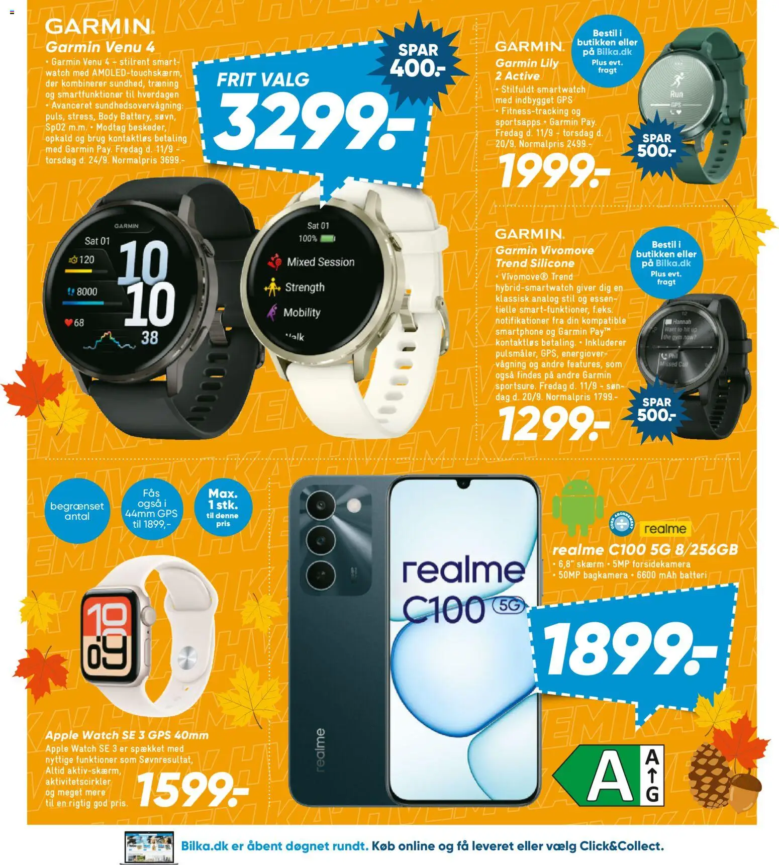 Bilka tilbudsavis – gyldig fra 11/09/2026 | Side: 24 | Produkter: Skærm, Smartphone, Batteri, Smartwatch
