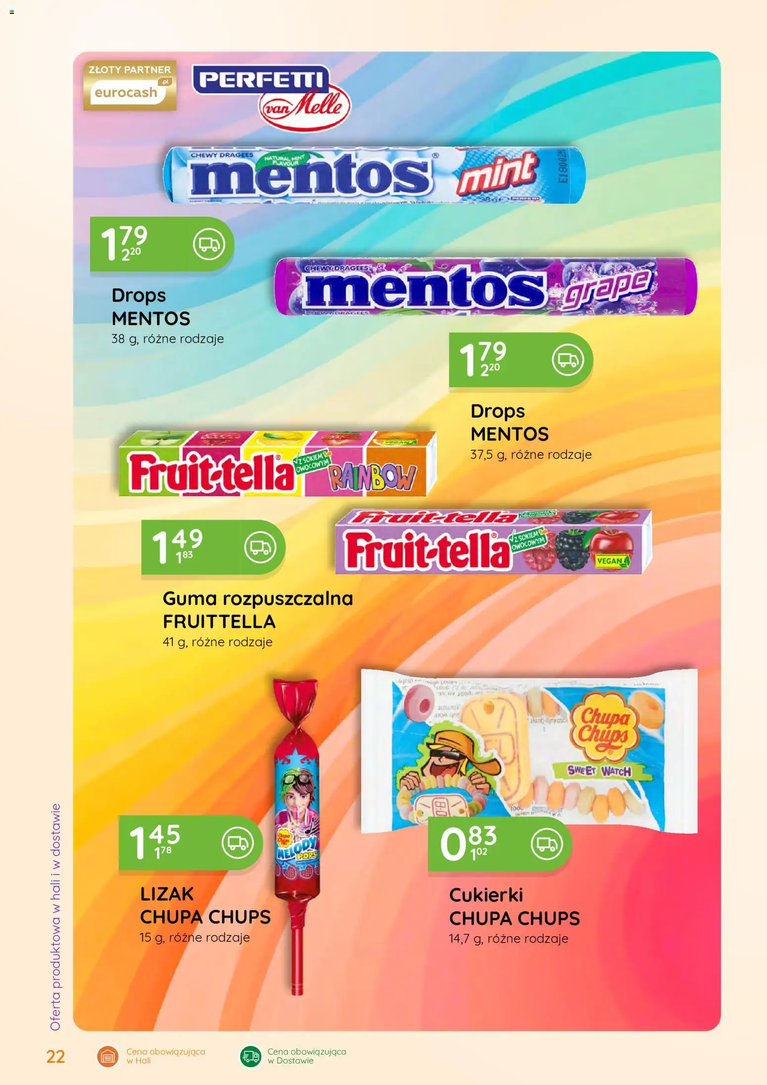 Eurocash gazetka - Oferta Handlowa od 01.06.2026 | Strona: 22 | Produkty: Cukierki