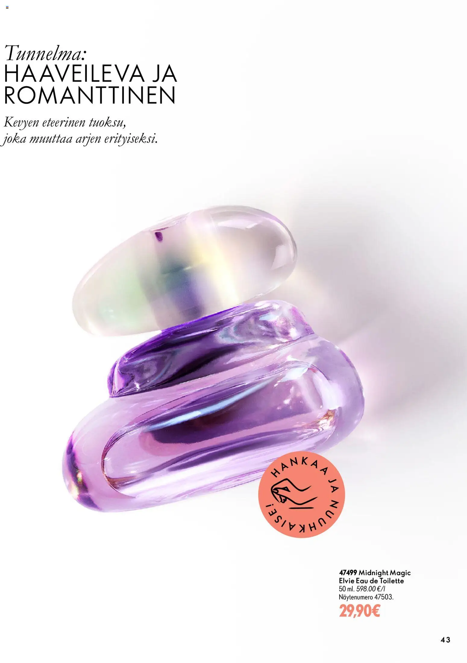 Oriflame tarjoukset – voimassa 18/11/2026 alkaen | Sivu: 43 | Tuotteet: Eau de toilette