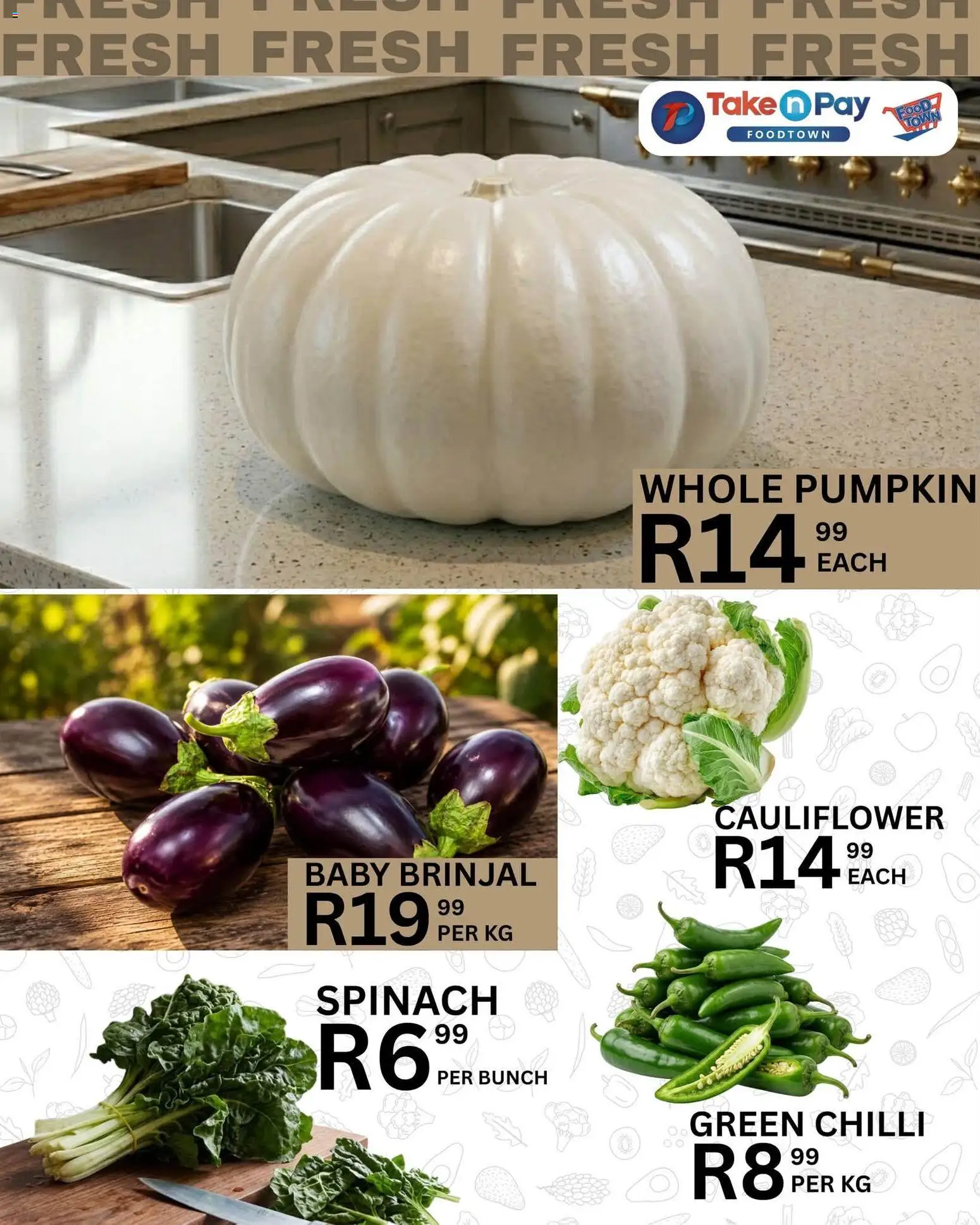 New Take n Pay catalogue – valid from 28/08/2026 | Page: 16 | Products: Cauliflower, Chilli
