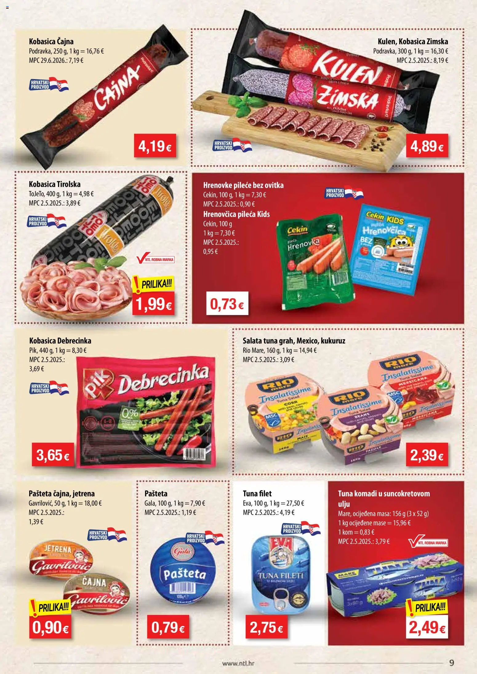 NTL katalog | vrijedi od 26.08.2026 | Stranica: 9
