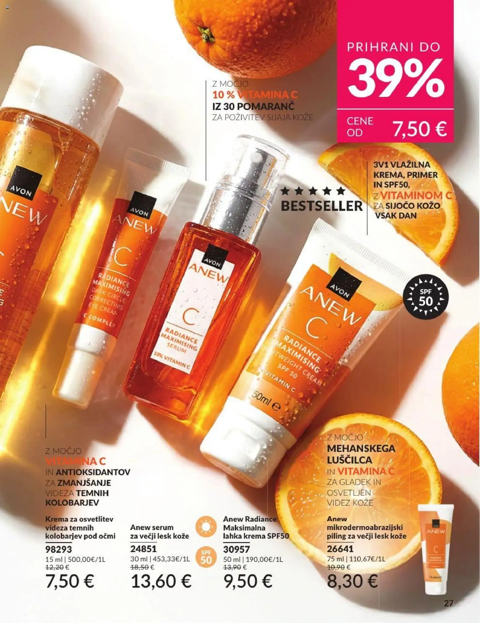 Novi Avon katalog ponudbe – veljaven od 30.06.2026 | Stran: 27 | Izdelki: Krema, Piling