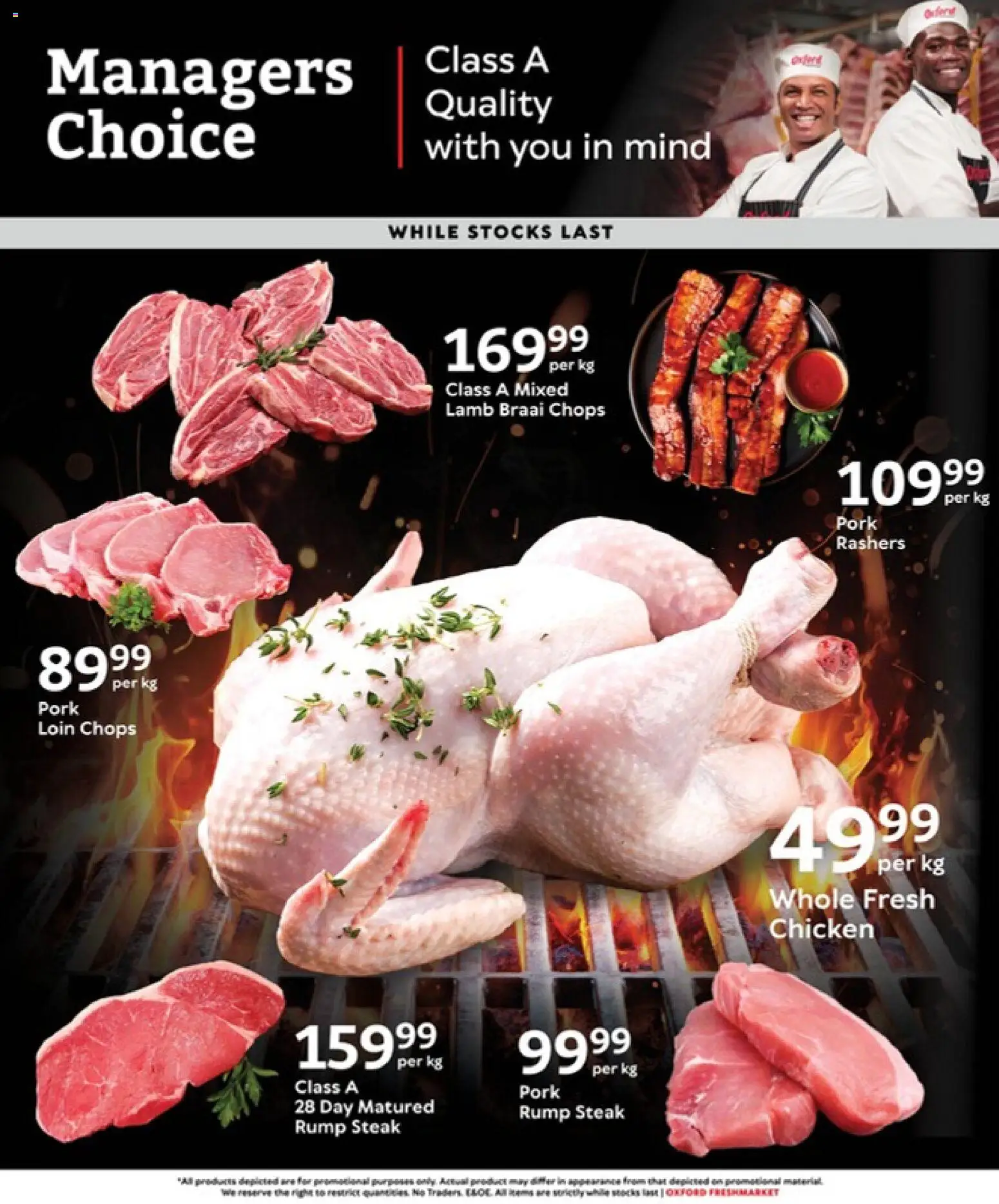 New Oxford Freshmarket catalogue – valid from 06.05.2026 | Page: 2 | Products: Steak, Chicken, Pork