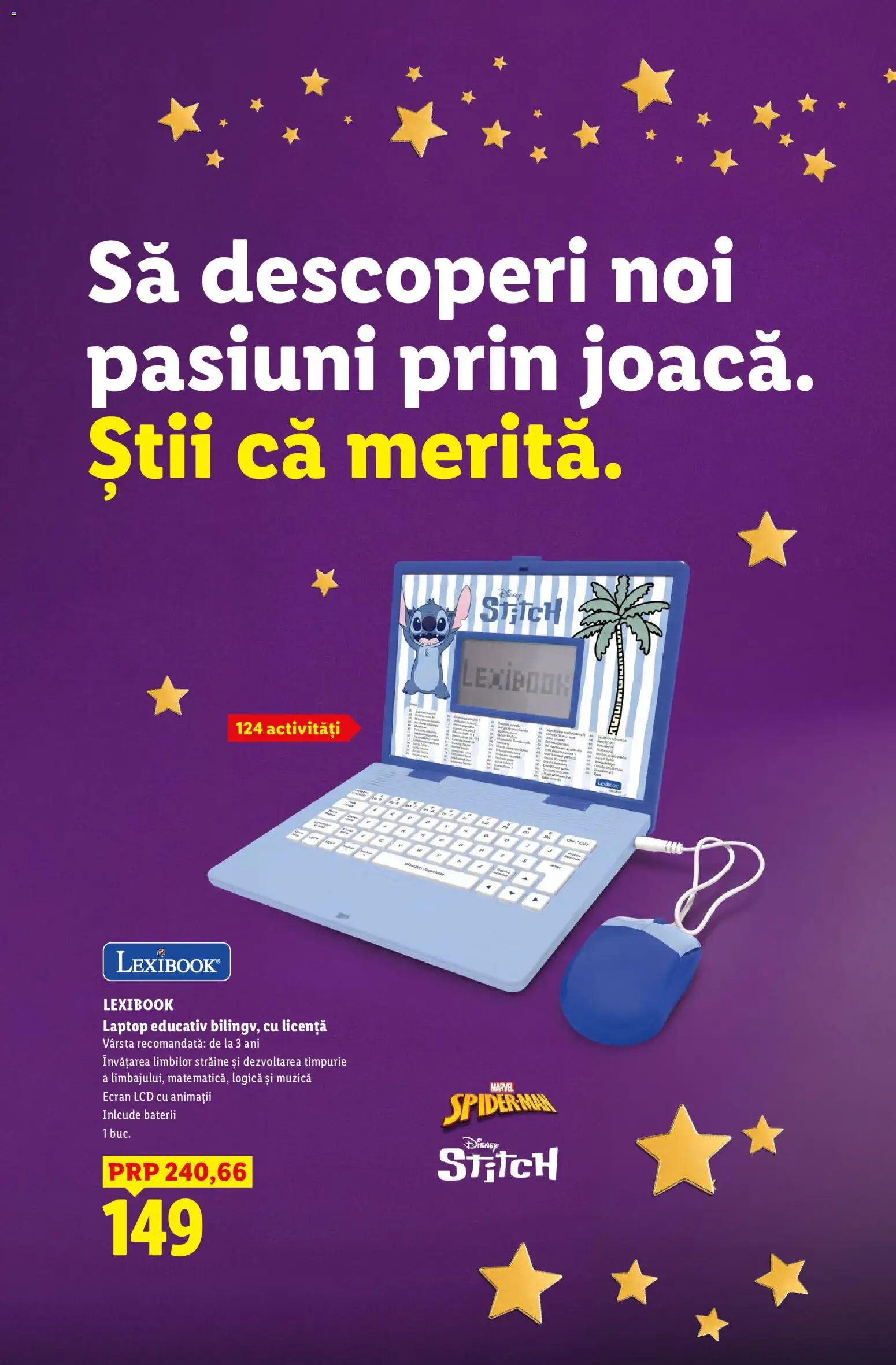 Noul catalog Lidl – valabil de la 02.11.2026 | Pagină: 86 | Produse: Laptop, Disney, Baterii
