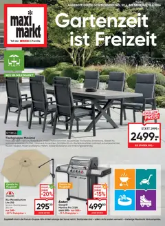 Maximarkt Gartenzeit ist Freizeit ab 30.04.2026 gültig