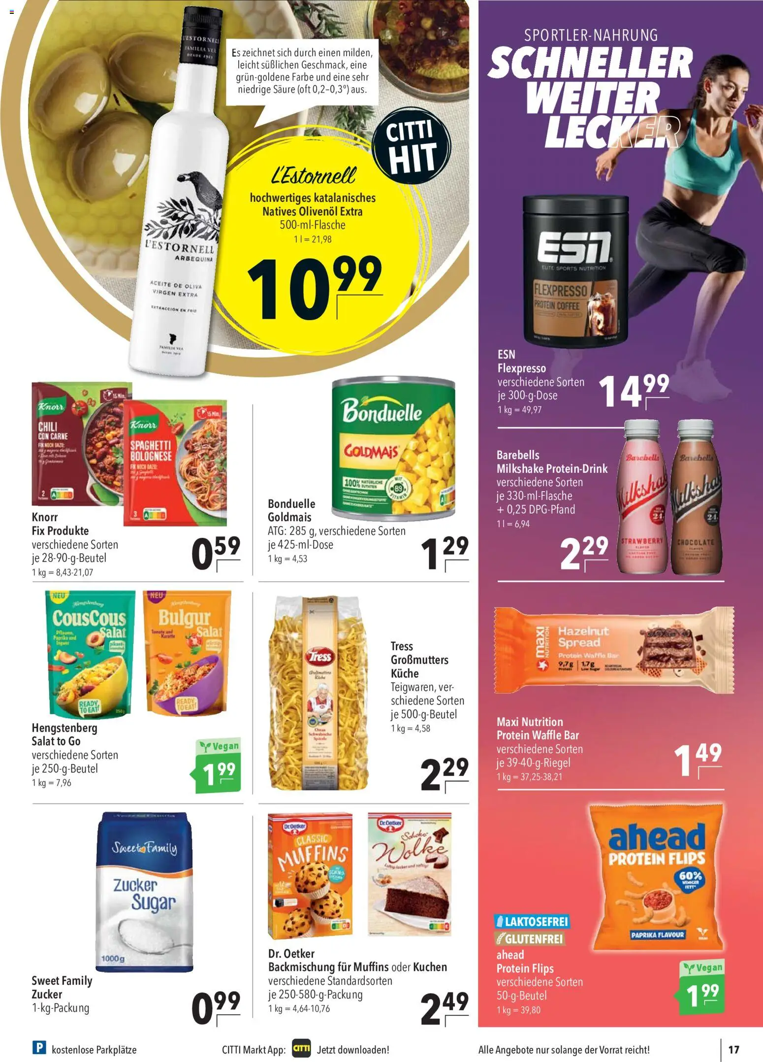 CITTI Markt Prospekt – gültig ab 29.07.2026 | Seite: 17 | Produkte: Küche, Zucker, Kuchen, Salat