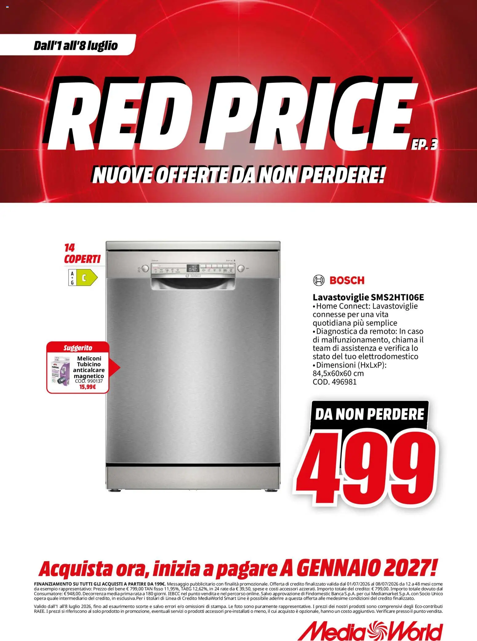 Volantino Media World del 01/07/2026 | Pagina: 68