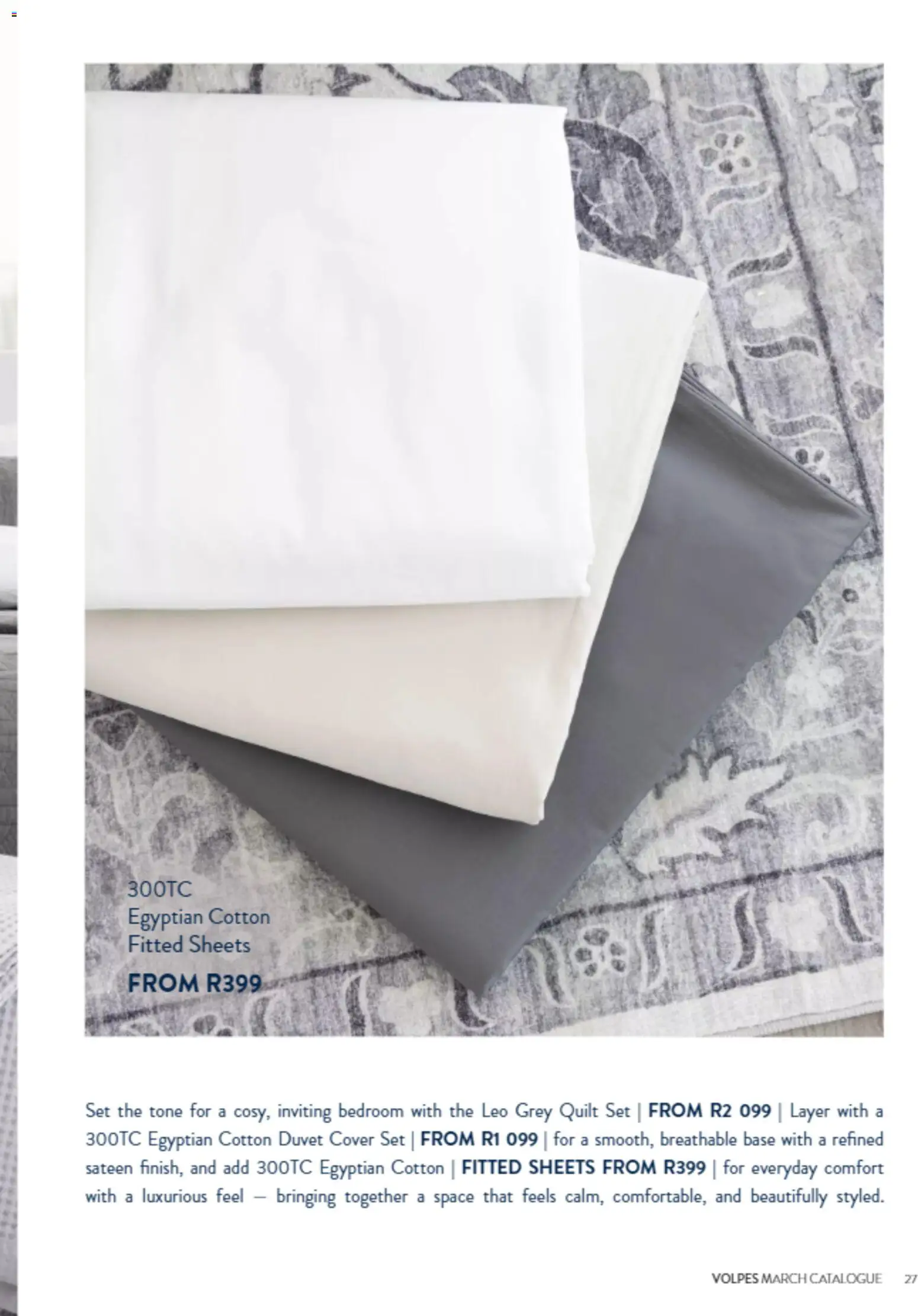 New Volpes catalogue – valid from 01.03.2026 | Page: 27 | Products: Cover, Duvet