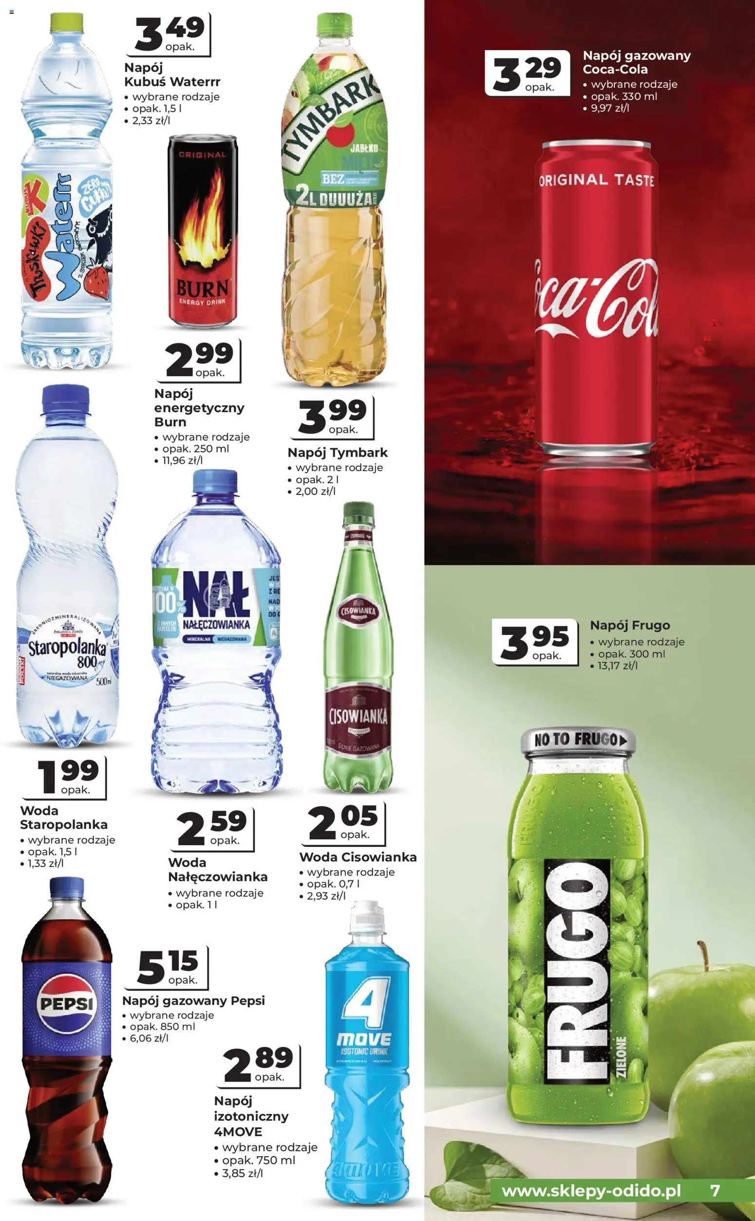 Odido gazetka od 27.05.2026 | Strona: 7 | Produkty: Pepsi, Woda
