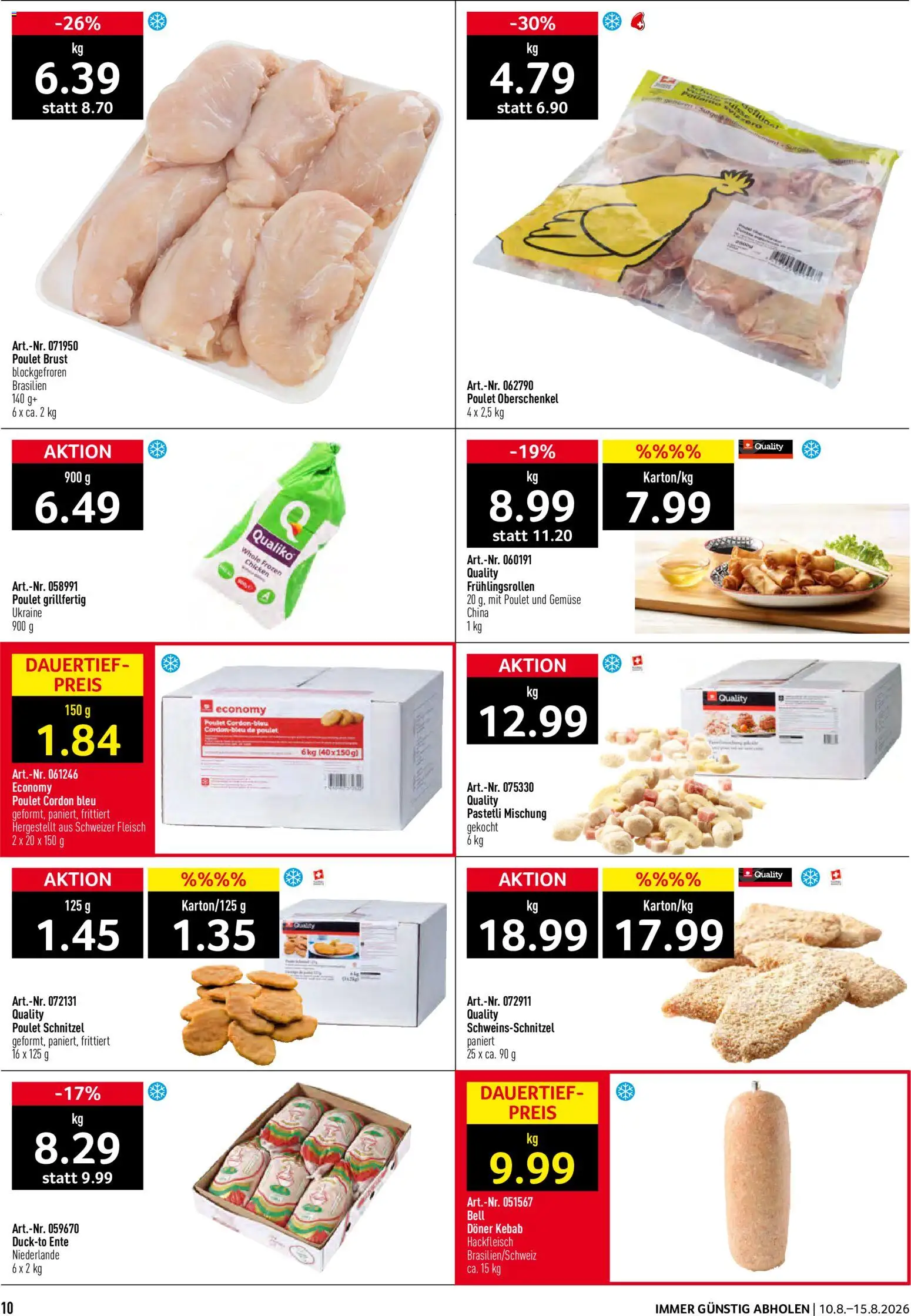 Prodega aktionen – gültig ab 10.08.2026 | Seite: 10 | Produkte: Gemüse