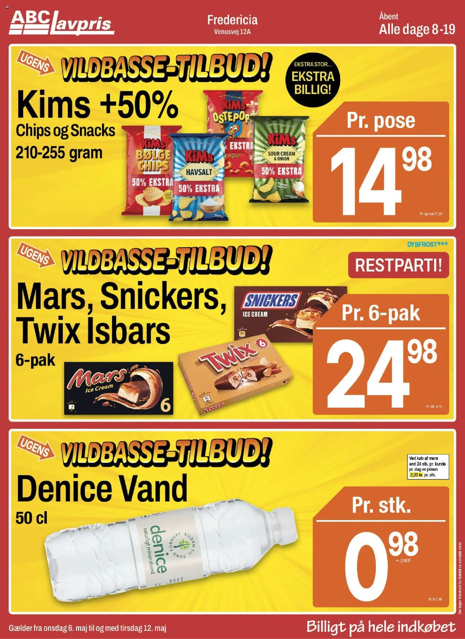 Abc Lavpris tilbudsavis – gyldig fra 06.05.2026 | Side: 2 | Produkter: Chips, Iogurteira